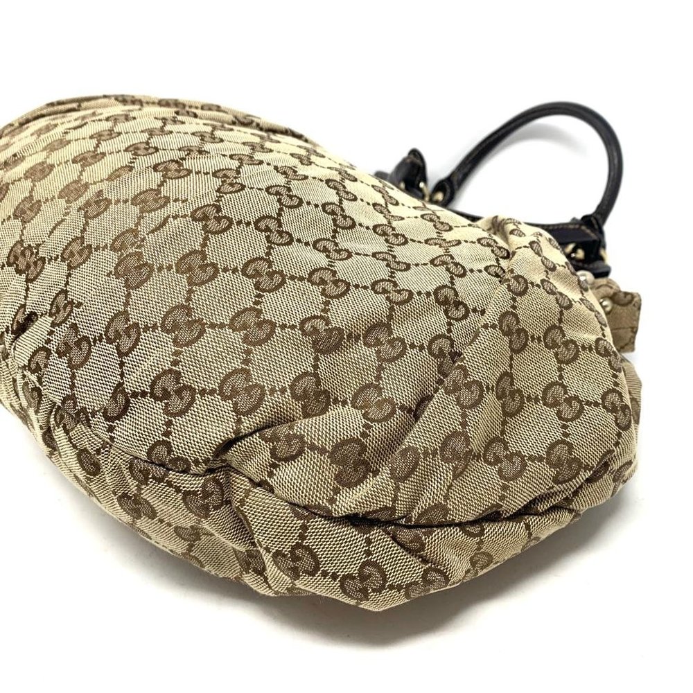 Authentic Gucci Canvas Shoulder Bag - Picture 9 of 14